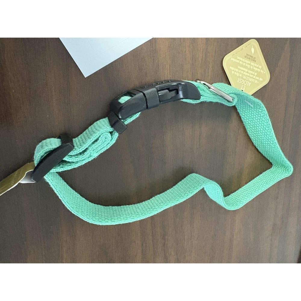 Coastal New Earth Soy Dog Collar S/M 12-18 In Green Adjustable Eco Friendly‎